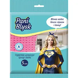 Серветки Pani Blysk целюлозні 5 шт