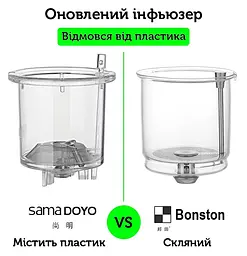 Чайник-заварник Bonston "Танго Лайт" L, 550 мл - мініатюра 9