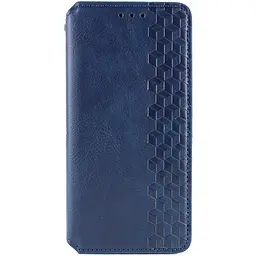 Шкіряний чохол-книжка GETMAN Cubic (PU) для Xiaomi Redmi 15C (Global) / Poco C85 (Global) Синій