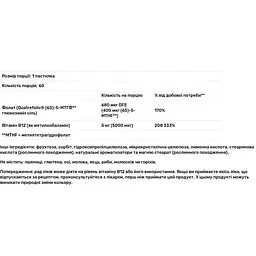 Метил В12 Protocol for Life Balance Methyl B12 5000 мкг 60 пастилок - мініатюра 3
