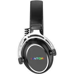 Ігрові навушники з мікрофоном HATOR ESH-50 HYPERGANG 3 SyncHUB USB 7.1 Hi-Res Black - мініатюра 4