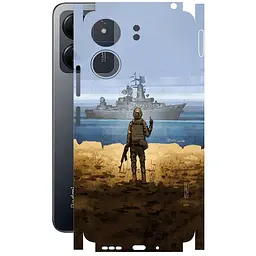 Захисна плівка StatusSKIN для Xiaomi Poco C65 Корпус Вініл Корабель