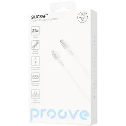 Кабель Proove Silicraft Type-C to Lightning 27W (1m) white (CCSC27002102) - мініатюра 2