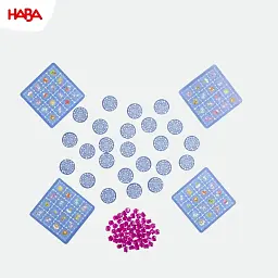 Дитяча настільна гра Блискуче Бінго HABA Єдиноріг Блискітки Удачі Funkel-Bingo 2–4 гравці від 3 років (SKU-209) - мініатюра 5