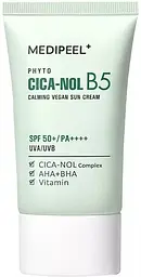 Заспокійливий сонцезахисний крем для обличчя Medi Peel Phyto Cica-Nol B5 Calming Vegan Sun Cream SPF 50+ PA++++ 50 мл