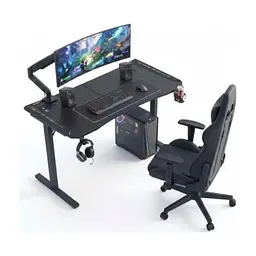 Комп'ютерний стіл GT Racer T-1452 Black (T-1452 (140x60x73) Black) - мініатюра 6