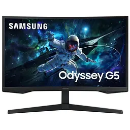 Монитор Samsung 27" Odyssey G5 S27CG550 Черный (LS27CG550EIXUA) VA Черный Curved 165Hz