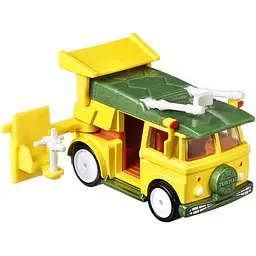 Колекційна модель машинки Hot Wheels Підлітки-мутанти Черепашки-ніндзя серії Авторепліки жовта (DMC55/GJR50) - мініатюра 4