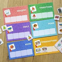 Логічна гра Ranok Creative Вивчай форми 24 картки 918002 - мініатюра 3