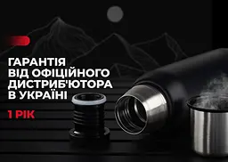 Туристичний термос Naturehike Q-9H NH19SJ010 (304 сталь) 1.0л (Чорний) - мініатюра 6
