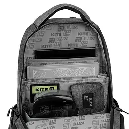 Рюкзак для старшої школи Kite Education teens 2587M Darkness Чорний (K26-2587M-5) - мініатюра 16