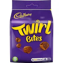 Шоколадні цукерки Cadbury Twirl Bites, 109г