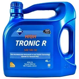 Моторна олива Aral HighTronic R 5W-30, 4л (7127)
