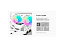 Водяне охолодження Deepcool LD360 White (R-LD360-WHDMMN-G-1) - мініатюра 5