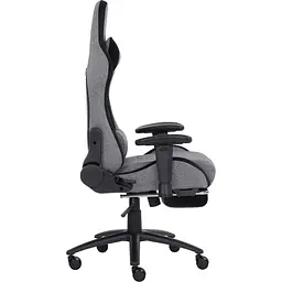 Геймерське крісло GT Racer X-2534-F Fabric Gray/Black Suede [121429] - мініатюра 4