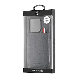 Чохол Jinduka Leather Pocket iPhone 15 Pro Black - мініатюра 2
