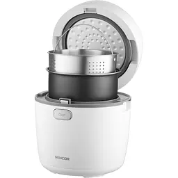 Рисоварка Sencor білий 0.6 л 350 Вт (SRM0670WH) - мініатюра 7