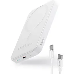 Зовнішній акумулятор Baseus Magnetic Mini 5000mAh 20W White (P10022107223-00) [117952] - мініатюра 7