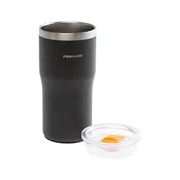 Термокружка Fiskars On-the-go 0.5 л, колір чорний (1078762) - мініатюра 4