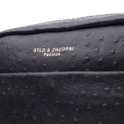 Фактурна сумка для жінок з натуральної шкіри Vintage 22659 чорна - мініатюра 10