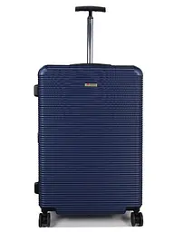 Валіза дорожня гігант (XL) полікарбонат Airtex 968 110л 75х50х30 см Темно-синій (Dark blue) - мініатюра 2