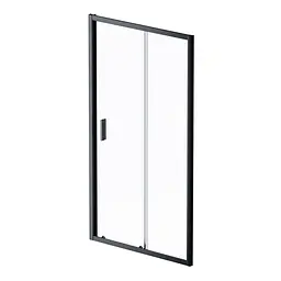 Душові двері AM.PM Gem 110x195 прозоре скло black matt W90UG-110-1S-195BT