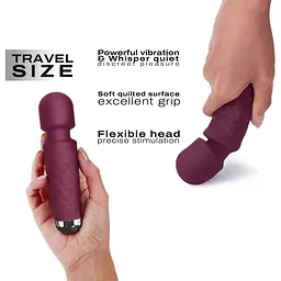 Мінівібромасажер Dorcel Wand Mini Wanderful Plum - мініатюра 3