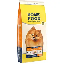 Сухий корм для собак Home Food Adult Mini Здорова шкіра та блиск шерсті для малих порід з індичкою та лососем 10 кг