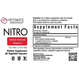Підтримка сексуального збудження Bluebonnet Nutrition Intimate Essenitals Nitro 60 вегетаріанських капсул - мініатюра 3