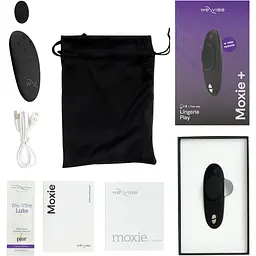 Смарт-вібратор у трусики We-Vibe Moxie+ Satin Black - мініатюра 2