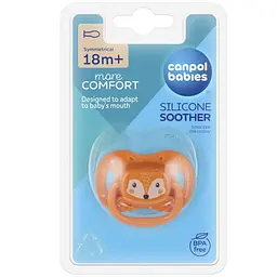 Пустушка силіконова симетрична Canpol babies Cute Animals 18+ міс. 1 шт. колір в асортименті (34/926) - мініатюра 8