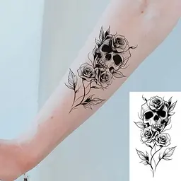Набір дитячих тимчасових татуювань "Чорні міні №5" black-tattoo-mini-set-5-T - мініатюра 6