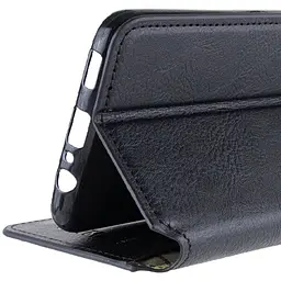 Шкіряний чохол-книжка GETMAN Cubic (PU) для Google Pixel 7a Чорний - мініатюра 4