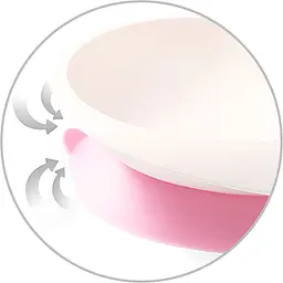 Мисочка BabyOno з присоскою та ложечкою рожева (1077/02) - мініатюра 4