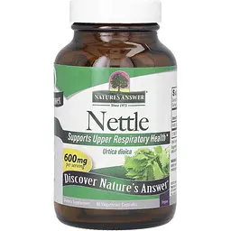 Кропива Nature's Answer Nettle 600 мг 90 вегетаріанських капсул