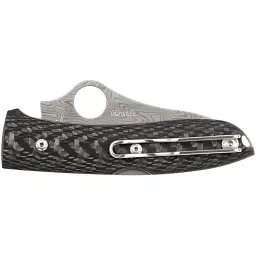 Ніж Spyderco SpyOpera Carbon Fiber Damasteel Thor - мініатюра 4