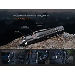 Ліхтар тактичний ручний Fenix PD35R ACE 2000 лм - мініатюра 17