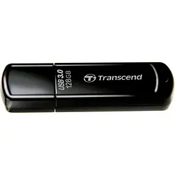 USB флеш-накопичувач Transcend JetFlash 700 128GB USB-A 3.0 Black (TS128GJF700) [90891] - мініатюра 2