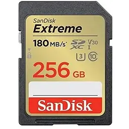 Карта пам'яті SanDisk 256GB SD class 10 UHS-I Extreme (SDSDXVV-256G-GNCIN)