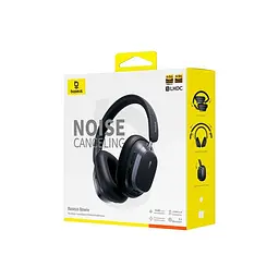 Накладні навушники Baseus Bowie H1s, Noise-Cancellation Wireless Headphones, BT5.4, ANC, 800mAh, 60h, 120h, black - мініатюра 14