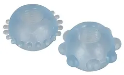 Набір ерекційних кілець для пеніса You2Toys Cock Ring Set 2 шт. блакитний - мініатюра 2