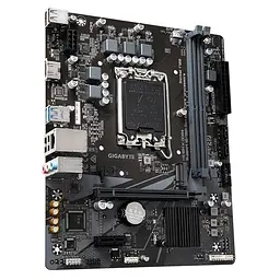 Материнська плата Gigabyte H610M K DDR4 (H610M K DDR4) (Socket 1700, Intel H610, Micro-ATX) - мініатюра 2