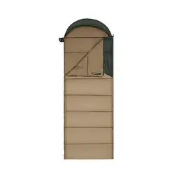 Спальник з капюшоном Naturehike Sunny Day PL02 U450 CNK2550WS028, (3,9°C), правий, коричнево-зелений