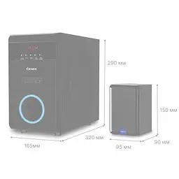 Акустична система Gemix (SB-80BT black) - мініатюра 4