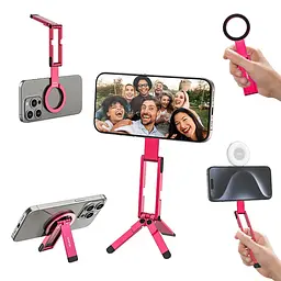 Тримач телефона Ulanzi MA60 Foldable Magnetic Phone Tripod (Pink)