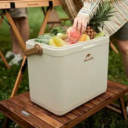 Туристичний холодильник Naturehike CNK2300BS011, 33 л, бежевий - мініатюра 2