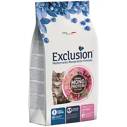Сухий корм для кошенят Exclusion Noble Grain Kitten Chicken 12 кг