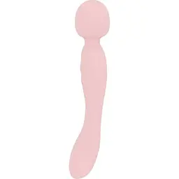 Вібратор Good Vibes Only Simi Double-Sided Wand Vibrator Soft Silicone Pink (SX3076) [152368] - мініатюра 2