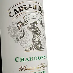 Вино Cadeau Divin Chardonnay IGP Pays d'Oc біле сухе 0.75 л - мініатюра 3