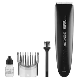 Машинка для стрижки Sencor SHP4302RD, Black, робота від мережа/акумулятор, 1 насадки, довжина стрижки 1-8 мм, щіточка для чищення, мастило - мініатюра 3